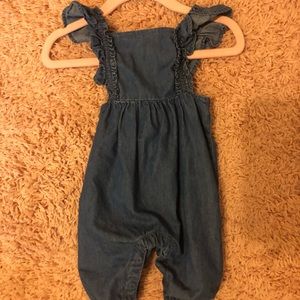 Old Navy baby girl denim romper